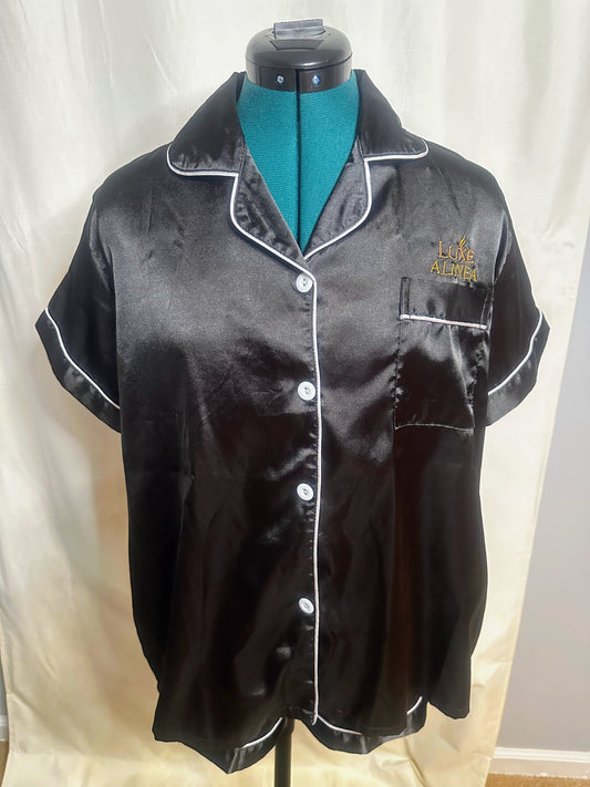 Satin Two-Piece Shorts Set Pajamas (PRE-ORDER)