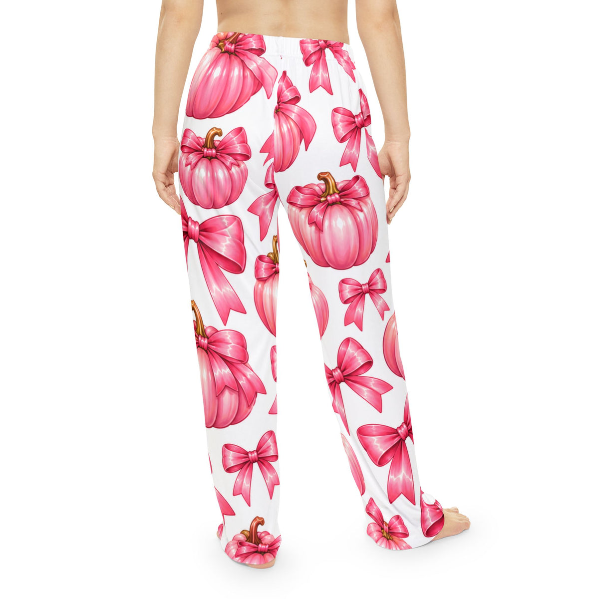 Pink Pumpkin Pajama Pants