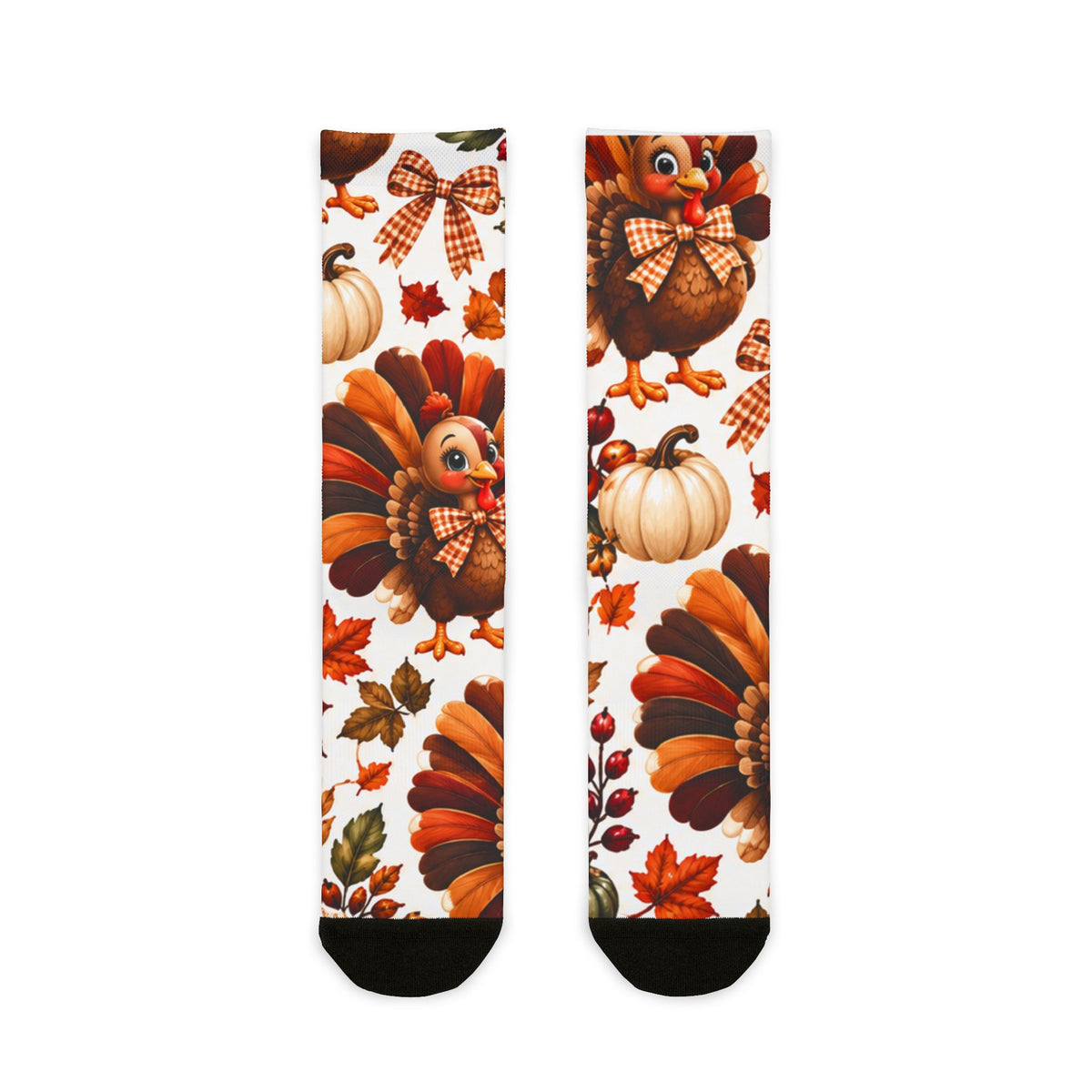 Turkey & Toast Crew Socks