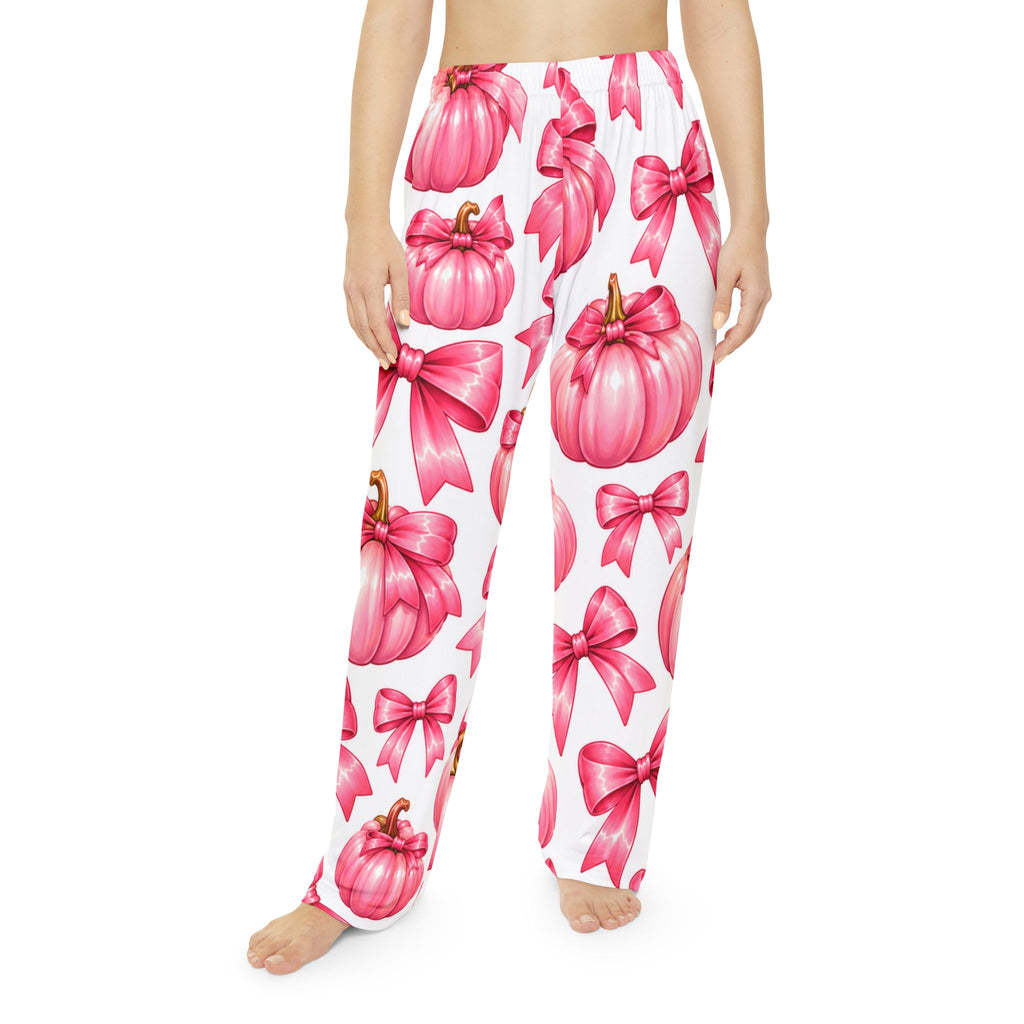 Pink Pumpkin Pajama Pants