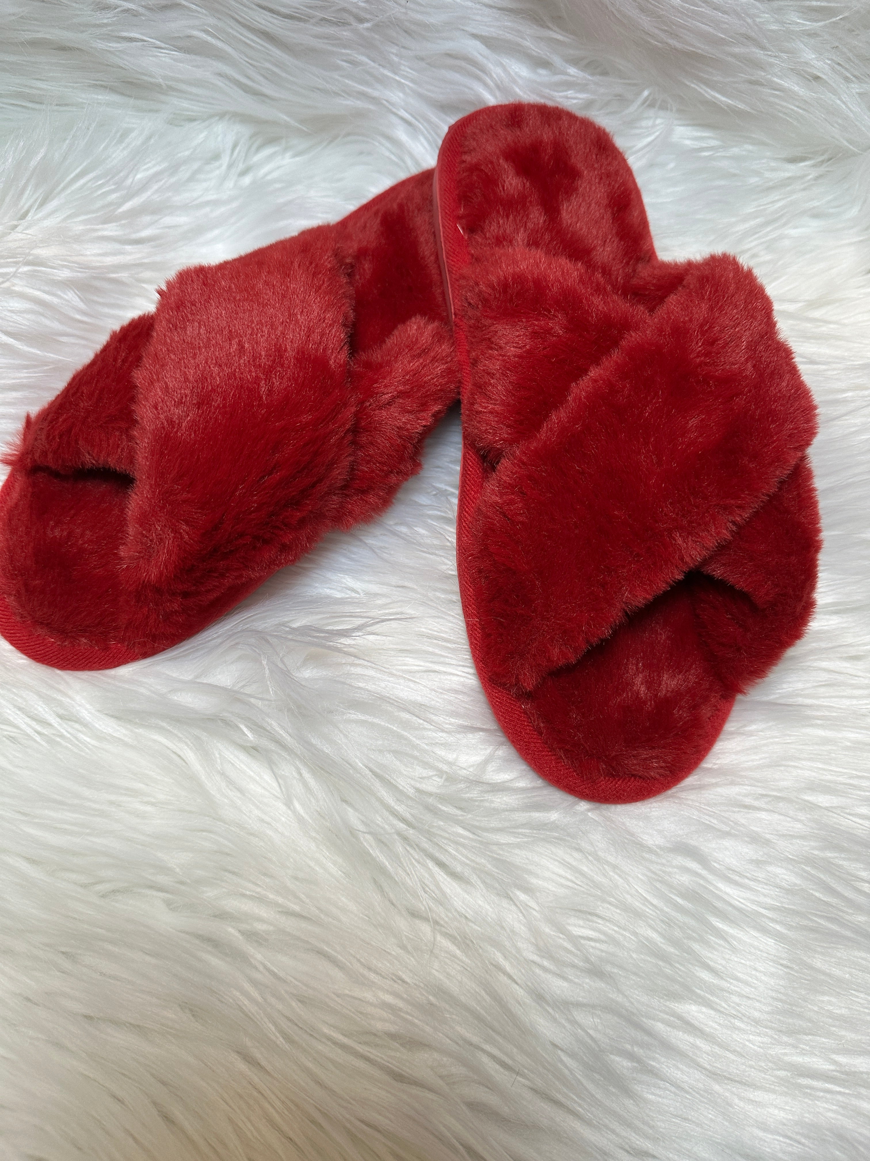 Luxe Cozy Criss‑Cross House Slippers