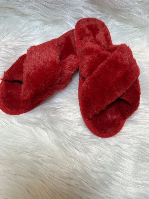 Luxe Cozy Criss‑Cross House Slippers